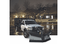 Meyer 53750 Super-V3 9ft 6in commercial snow plow designed for trucks, a durable snow plow attachment and one of the best snowplows for pickup trucks