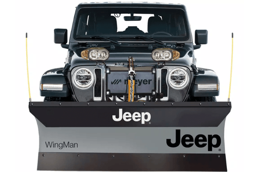 Durable Meyer 78300 WingMan snow plow attachment for truck, ideal for heavy-duty use and among the best snowplows for pickup trucks