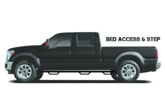 N-Fab C19105CC-6-TX 2020-2023 GMC Sierra 2500/3500 6'9" W2W Nerf Step System