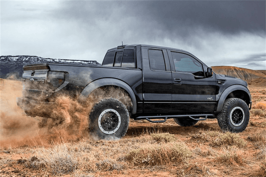 N-Fab F9984CC Nerf bar step system for 1999–2016 Ford F450/F550, featuring tough truck side steps built for durability and confident access