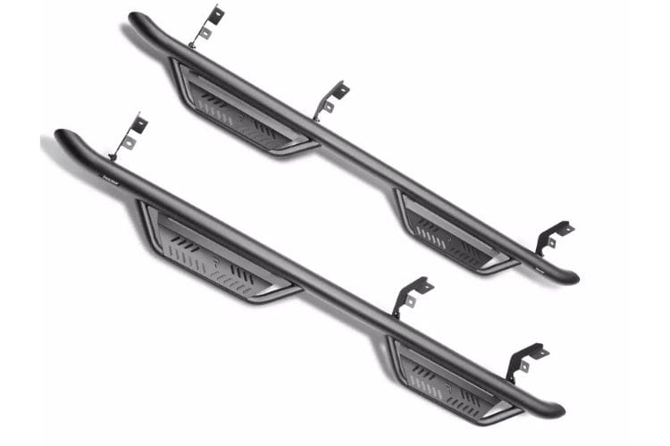 N-Fab Podium Steps nerf bars HPF1585CC-TX for 2015-2026 Ford F150 textured black durable cab length nfab steps