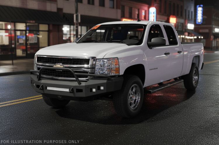 Night Raider Kit installation on a 2007 Silverado 2500HD upgraded for unstoppable night runs with Hammerhead front and rear bumpers and Rigid LED lighting