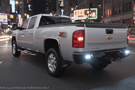 Night Raider Kit installed on a 2014 Silverado 2500HD to turn the truck into a night beast with heavy-duty Fab Fours bumpers and Rigid LED lighting