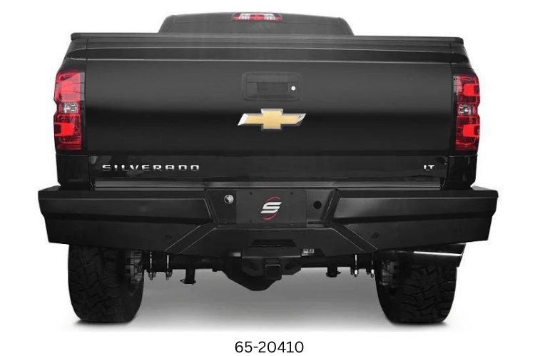 2019 Silverado 2500HD Night Raider Kit setup designed for off-road strength and maximum visibility with Steelcraft bumpers and Rigid LED lighting