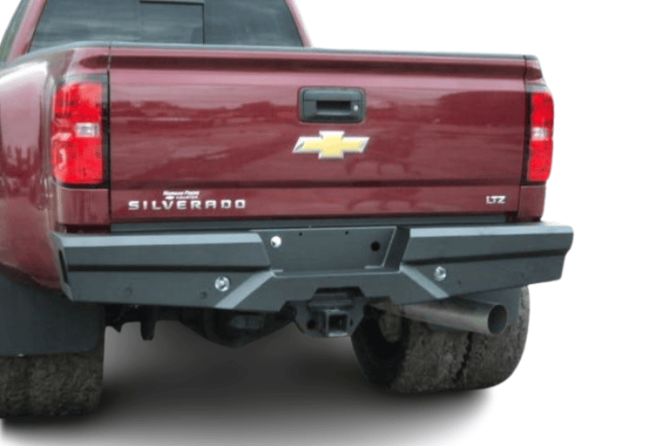 2019 Silverado 2500HD Night Raider Kit setup designed for off-road strength and maximum visibility with Steelcraft bumpers and Rigid LED lighting
