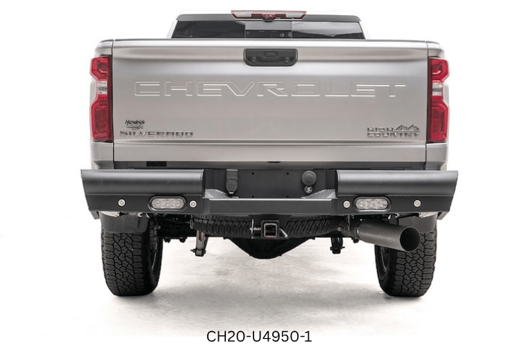 2023 Chevy 2500HD Night Raider Kit upgrade featuring Fab Fours bumpers and Rigid off-road lighting