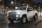2023 Chevy 2500HD Night Raider Kit upgrade featuring Fab Fours bumpers and Rigid off-road lighting