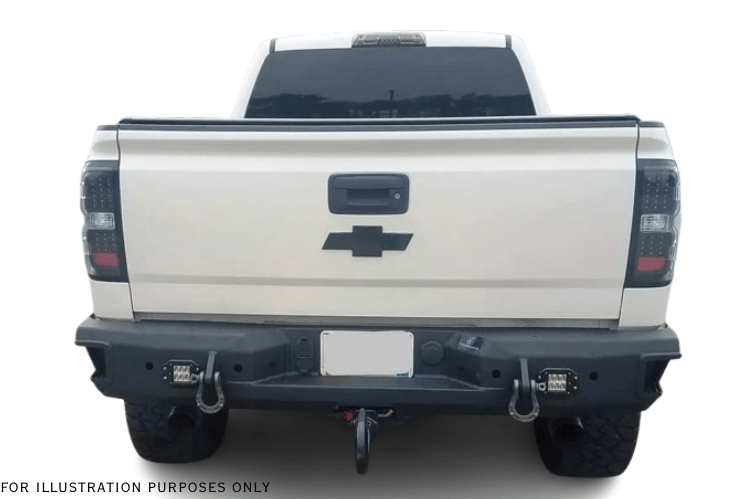 Custom 2007 GMC Sierra 2500HD build featuring Night Raider Kit with Hammerhead protection and Rigid LED lighting