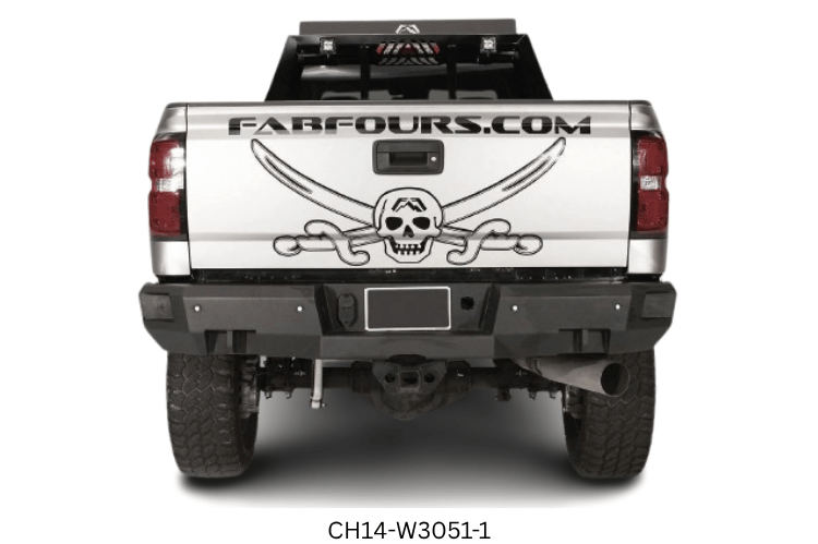 2019 GMC Sierra 2500HD off-road Night Raider Kit featuring Fab Fours heavy-duty armor and Rigid lights