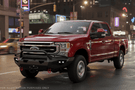 2022 Ford F250 Night Raider Edition combining Fab Fours protection and Rigid lighting performance