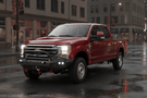 2022 Ford F250 Night Raider Edition combining Fab Fours protection and Rigid lighting performance