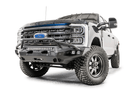 Custom 2023 Ford F250 Night Raider build featuring Fab Fours armor and Rigid lighting package