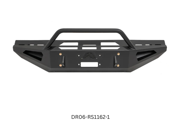 2009 Dodge Ram 2500 transformed with the Night Raider upgrade — armored by Fab Fours Red Steel, powered by Rigid lighting.