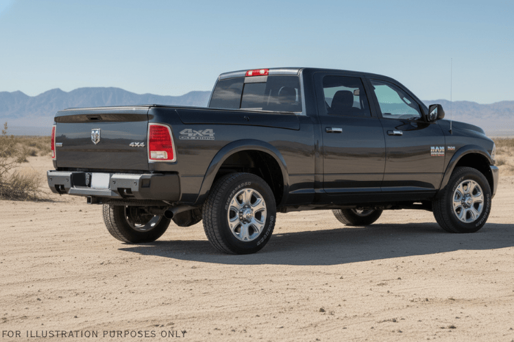 Overland Adventure Kit for a 2018 Dodge Ram 2500, built to thrive under pressure with Fab Fours bumpers, Warn winch, Truxedo rack and ARB rooftop tent.