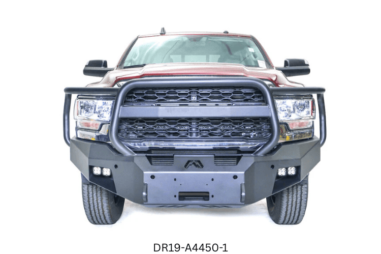 Overland Adventure Kit for a 2024 Dodge Ram 2500, engineered for extreme-duty demands with Fab Fours bumpers, Warn winch, Truxedo rack  and ARB rooftop tent.