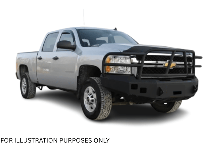 Overland Adventure Kit installed on a 2007 Chevy Silverado 2500 with Hammerhead bumpers, Warn winch, Truxedo rack and ARB roof tent built for any terrain.