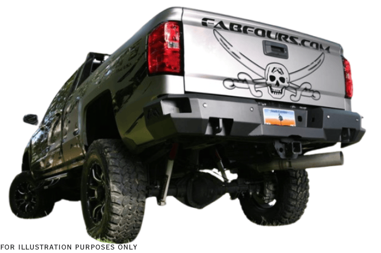 Overland Adventure Kit on 2019 Chevy Silverado 2500HD featuring Fab Fours bumpers, Warn winch, TruXedo rack, and ARB rooftop tent for off-road exploration.