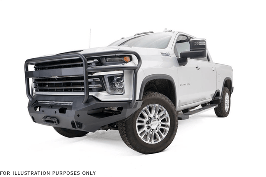 2023 Chevy Silverado 2500HD Overland Adventure Kit with Fab Fours bumpers, Warn winch, TruXedo rack, and ARB rooftop tent