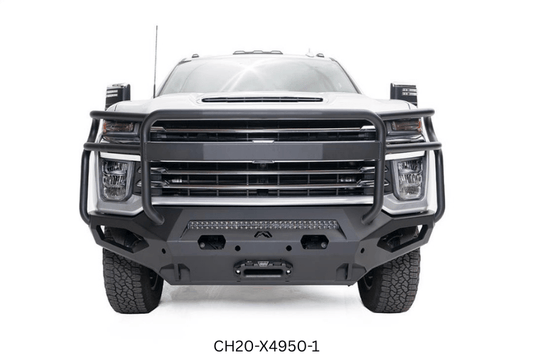 2023 Chevy Silverado 2500HD Overland Adventure Kit with Fab Fours bumpers, Warn winch, TruXedo rack, and ARB rooftop tent