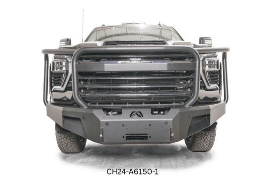 2025 Chevrolet Silverado 2500HD equipped with the Overland Adventure Kit, featuring Fab Fours front and rear bumpers, WARN VR EVO 12-S winch, TruXedo Elevate FS rack, and ARB rooftop tent for off-road adventure and cargo versatility