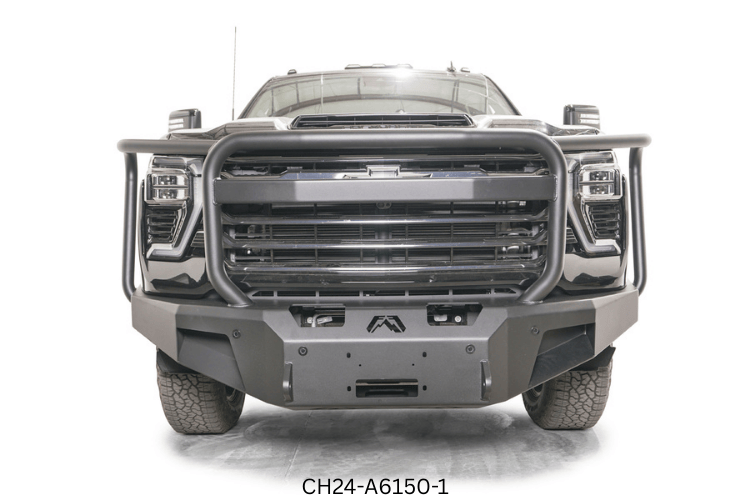 2025 Chevrolet Silverado 2500HD equipped with the Overland Adventure Kit, featuring Fab Fours front and rear bumpers, WARN VR EVO 12-S winch, TruXedo Elevate FS rack, and ARB rooftop tent for off-road adventure and cargo versatility