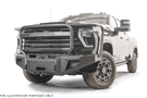2025 Chevrolet Silverado 2500HD equipped with the Overland Adventure Kit, featuring Fab Fours front and rear bumpers, WARN VR EVO 12-S winch, TruXedo Elevate FS rack, and ARB rooftop tent for off-road adventure and cargo versatility