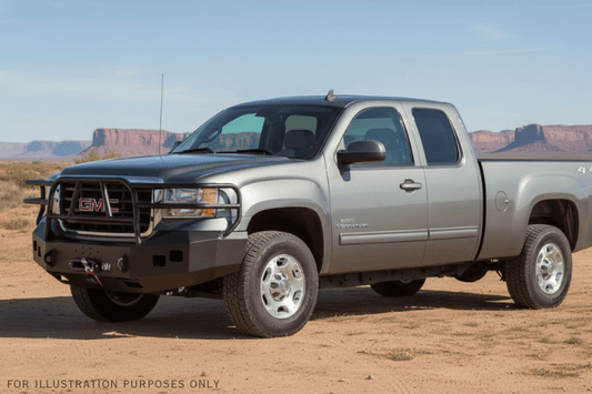 2007 GMC Sierra 2500HD Overland Adventure Kit with Hammerhead bumpers, Warn winch, TruXedo rack and, ARB Rooftop Tent.