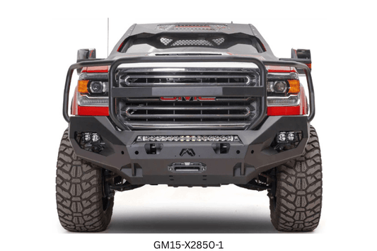 2019 GMC Sierra 2500HD Overland Adventure Kit featuring Fab Fours bumper, Warn winch, Truxedo rack and, ARB Rooftop Tent.