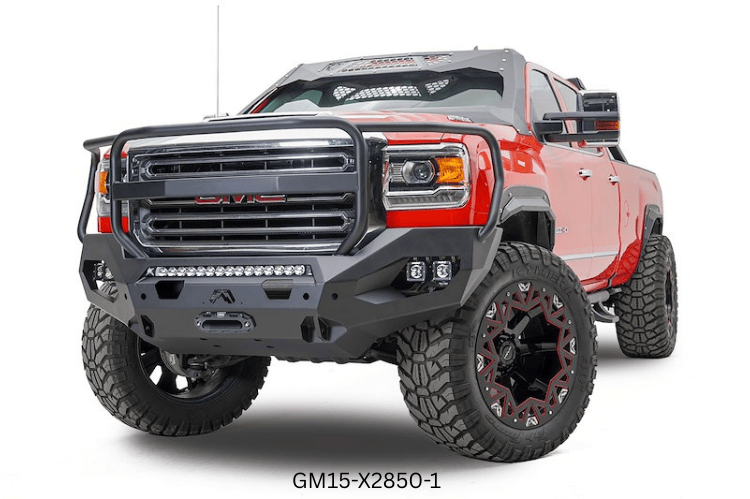 2019 GMC Sierra 2500HD Overland Adventure Kit featuring Fab Fours bumper, Warn winch, Truxedo rack and, ARB Rooftop Tent.