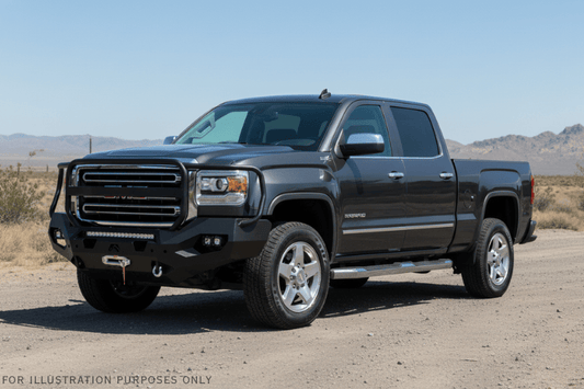 2019 GMC Sierra 2500HD Overland Adventure Kit featuring Fab Fours bumper, Warn winch, Truxedo rack and, ARB Rooftop Tent.