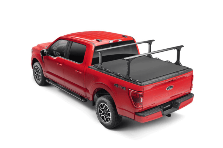 Overland Adventure Kit for a 2007 Ford F250 Superduty, engineered for extreme off-road duty with Hammerhead bumpers, Warn winch and Truxedo rack.