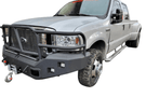 Overland Adventure Kit for a 2007 Ford F250 Superduty, engineered for extreme off-road duty with Hammerhead bumpers, Warn winch and Truxedo rack.