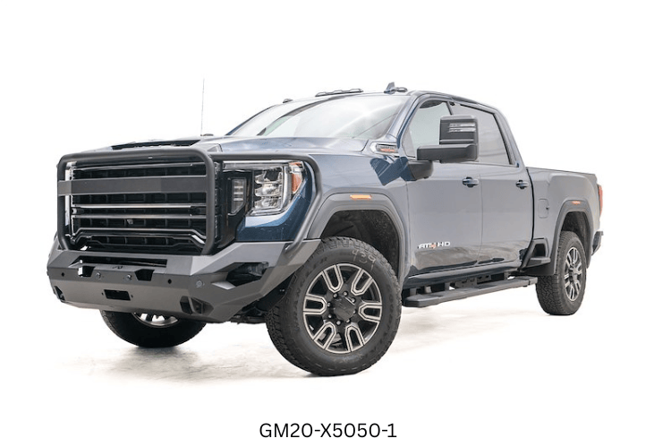 2023 GMC Sierra 2500HD Overland Adventure Kit with Fab Fours bumper, Warn winch, Truxedo rack and, ARB rooftop Tent.
