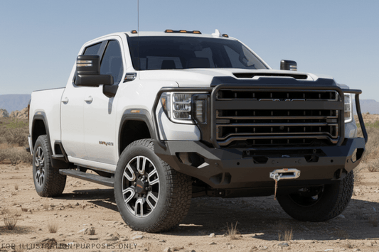 2023 GMC Sierra 2500HD Overland Adventure Kit with Fab Fours bumper, Warn winch, Truxedo rack and, ARB rooftop Tent.