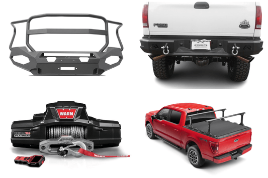 2016 Ford F250 Superduty Overland Adventure Kit built for every expedition with Fab Fours, Warn winch, and Truxedo rack