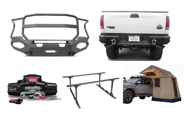 2016 Ford F250 Superduty Overland Adventure Kit built for every expedition with Fab Fours, Warn winch, Truxedo rack, and ARB rooftop tent