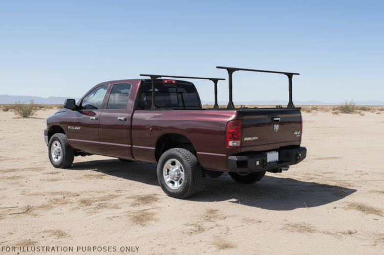 Overland Adventure Kit for a 2005 Dodge Ram 2500, optimized for maximum strength with Hammerhead bumpers, Warn winch, Truxedo rack and ARB rooftop tent.