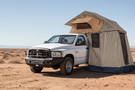 Overland Adventure Kit for a 2009 Dodge Ram 2500, developed for high-impact use with Hammerhead bumpers, Warn winch, Truxedo rack and ARB rooftop tent.