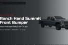 Ranch Hand FSF231BL1 heavy-duty Summit front bumper with grille guard for 2023–2026 Ford F250/F350 Super Duty.