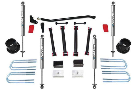 ProComp K2079M Dodge Ram 2500/3500 2009-2010 6″ Short Arm Lift Kit with PRO-M Shocks