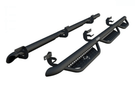 Ranch Hand Midnight MRSD101C6B6S nerf bars for Dodge Ram 1500 (2009–2024), providing rugged side protection, secure footing, and a blacked-out appearance.
