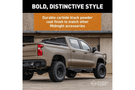 Ranch Hand Midnight nerf bars MRSD101C6B6S for 2009–2026 Dodge Ram 2500/3500, featuring durable construction and a stealth black finish.