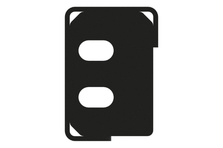 Ranch Hand parking aid sensor bracket PSD25HBL1 for 2019–2025 Ram 1500, designed for parking sensor relocation and proper fitment.