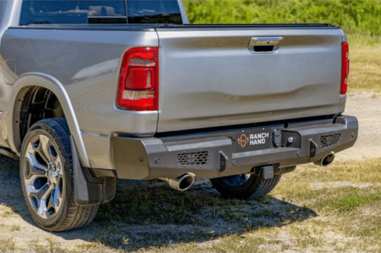 Ranch Hand MBD19HBMSL 2019-2024 Dodge Ram 1500 Midnight Rear Bumper with Side Exhaust
