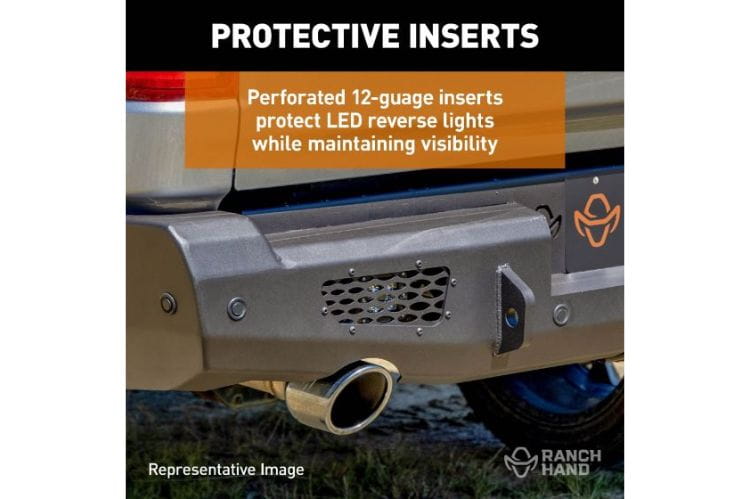 Ranch Hand MBD19HBMSLE 2019-2024 Dodge Ram 1500 Midnight Rear Bumper with Rear Exhaust