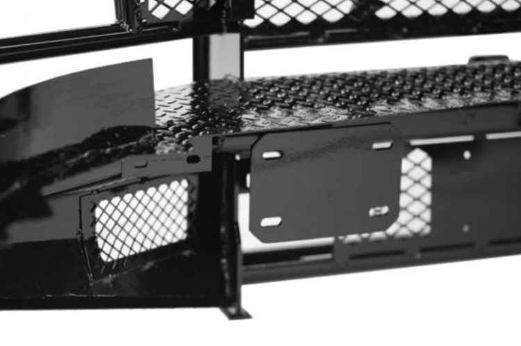 Ranch Hand FBC081BLR Legend Series front bumper for 2007.5–2010 Chevy Silverado 2500HD/3500HD, heavy-duty steel with grille guard