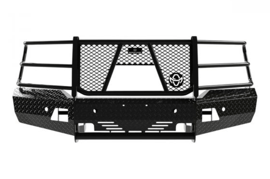 Ranch Hand FSC19HBL1C front bumper for Silverado 1500 with sensor and camera cutouts