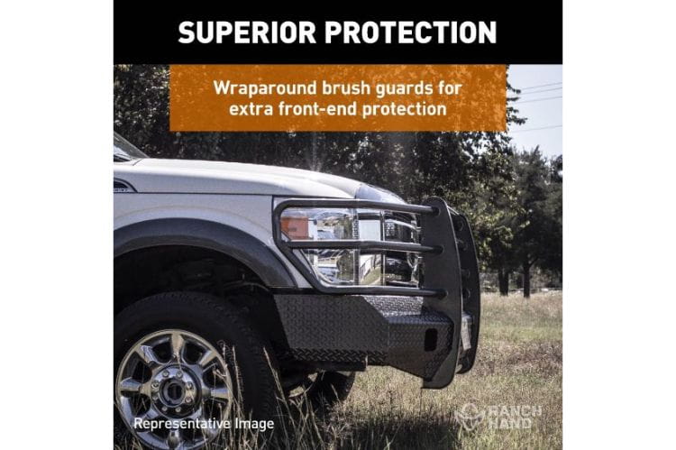 Heavy-duty Ranch Hand Summit Front Bumper with Grille Guard for Chevy Silverado 1500 (2022-2026)