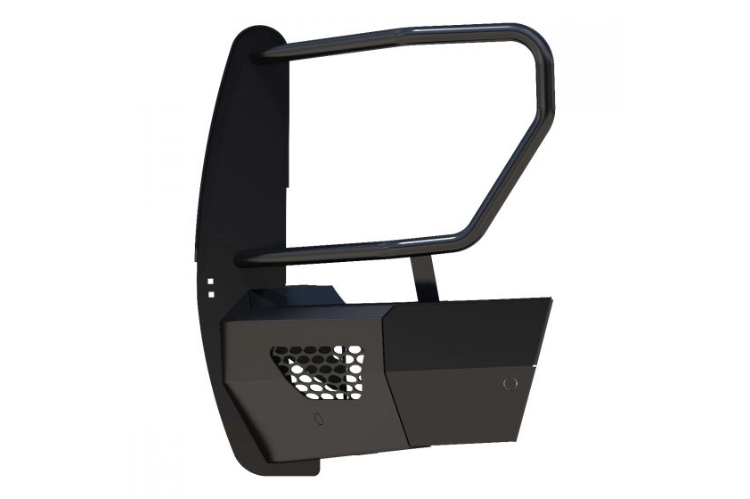 Ranch Hand FSF21HBL1 Summit Front Bumper for 2021–2023 Ford F-150, heavy-duty steel construction with grille guard for maximum front-end protection.