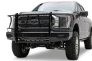 Ranch Hand FSF21HBL1 Summit Front Bumper for 2021–2023 Ford F-150, heavy-duty steel construction with grille guard for maximum front-end protection.